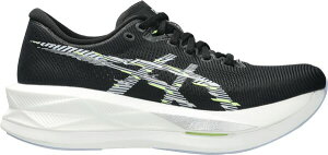 �A�V�b�N�X ���f�B�[�X �V���[�Y �X�j�[�J�[ ASICS Women'sONICBLAST Running Shoes Black/Blue �u���b�N
