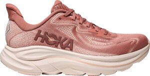 �z�J�I�l�I�l ���f�B�[�X �V���[�Y �X�j�[�J�[ HOKA Women's Clifton 10 Running Shoes Light Pink/Cream �N���[��