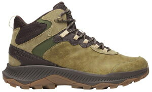 ������ �����Y �V���[�Y �u�[�c�E���C���u�[�c ���U�[ Merrell Men'speed Strike 2 Mid Leather Waterproof Hiking Boots Drab