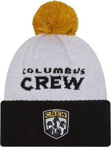 �j���[�G�� �����Y �A�N�Z�T���[ �X�q �W���[�W�[ New Eradult Columbus Crew 2025 White Jersey Hook Third Pom Beanie �z���C�g