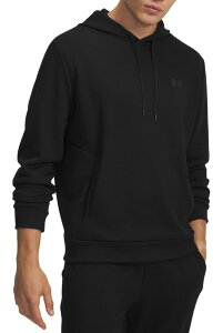 A_[A[}[ Y AE^[ p[J[EXEFbg t[X Under Armour Men's Flex Fleece Hoodie Ultimate Black/Ultimate Black ubN