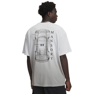�A���_�[�A�[�}�[ �����Y �g�b�v�X T�V���c �O���t�B�b�N Under Armour x Mansory Men's Fade Graphic T-Shirt Distant Gray/Black �u���b�N
