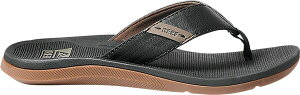 yz [t Y T_ V[Y Reef Men's Santa Ana Sandals Black