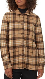 【送料無料】 テンツリー レディース ジャケット・ブルゾン アウター tentree Women's Flannel Utility Jacket Cartouche/Slate Brown