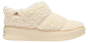 �\���� ���f�B�[�X �V���[�Y �X�j�[�J�[ �~�j SOREL Women's Out N About IV Mini Puffy Slippers Natural/Chalk �`���[�N