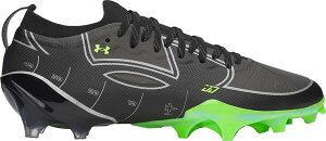 A_[A[}[ fB[X V[Y Xj[J[ Under Armour Blur Pro Justin Jefferson "Going Dark" Football Cleats Black/Green ubN