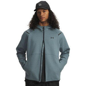 A_[A[}[ Y AE^[ p[J[EXEFbg t[X Under Armour Men's Unstoppable Fleece Full-Zip Hoodie Jasper Blue/Black ubN