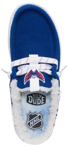 �w�C�f���[�h �����Y �V���[�Y �X�j�[�J�[ �L���b�v Hey Dude Men's Wally Slip NHL Capitalshoe Varsity Red/White �z���C�g
