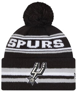 j[G fB[X ANZT[ Xq jbg New Eradult Santonio Spurs Black Classic Pom Cuffed Knit Beanie ubN