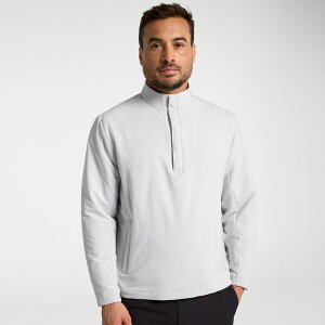 �E�H���^�[�w�[�Q�� �����Y �g�b�v�X �|���V���c Walter Hagen Men's Performance 11 Insulated 1/4 Snap Golf Polo Light Grey �O���[
