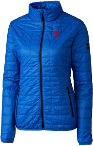 �J�b�^�[�A���h�o�b�N ���f�B�[�X �A�E�^�[ �W���P�b�g�E�u���]�� Cutter & Buck Women's Philadelphia Phillies Eco Insulated Full Zipuffer Jacket NoColor