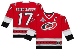 �~�b�`�F��&�l�X �����Y �g�b�v�X �V���c ���B���e�[�W���[�W�[ Mitchell & Ness Men's Carolina Hurricanes Rod Brind'Amour #17 2005 Vintage Home Replica Jersey NoColor