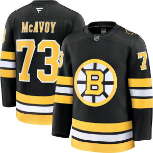 �t�@�i�e�B�N�X �����Y �g�b�v�X �V���c �W���[�W�[ Fanatics NHL Men's Boston Bruins Charlie McAvoy #73 Home Black Premium Authentic Jersey NoColor �u���b�N
