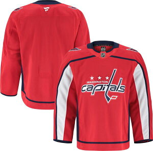 �t�@�i�e�B�N�X �����Y �g�b�v�X �V���c �L���b�v �W���[�W�[ Fanatics NHL Men's Washington Capitals 2024-2025 Authentic Pro Home Jersey NoColor