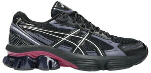 �A�V�b�N�X �����Y �V���[�Y �X�j�[�J�[ ASICS Men's GEL-KINETIC FLUENT Running Shoes Black/Black/Pink �u���b�N
