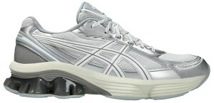 �A�V�b�N�X �����Y �V���[�Y �X�j�[�J�[ ASICS Men's GEL-KINETIC FLUENT Running Shoes Grey/Silver �O���[