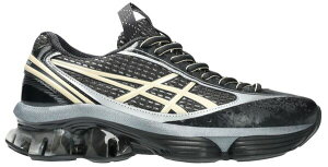 �A�V�b�N�X �����Y �V���[�Y �X�j�[�J�[ ASICS Men's US6-S GEL-KINETIC FLUENT Running Shoes Black/Vanilla �u���b�N