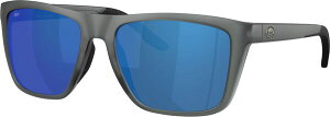 �R�X�^�f���}�[�� �����Y �A�N�Z�T���[ �T���O���X�E�A�C�E�F�A Costa Del Mar Mainsail XL Polarized Sunglasses Matte Gray Smoke/Blue Mirror 580P �O���[