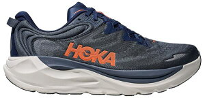 �z�J�I�l�I�l �����Y �V���[�Y �X�j�[�J�[ HOKA Men's Gaviota 6 Running Shoes Midnight Blue/Faded Navy �l�C�r�[