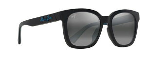 �}�E�C�W�� ���f�B�[�X �A�N�Z�T���[ �T���O���X�E�A�C�E�F�A Maui Jim Honuasian Fit Polarized Sunglasses Black W/Blue �u���b�N