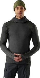 �X�}�[�g�E�[�� �����Y �A�E�^�[ �p�[�J�[�E�X�E�F�b�g �j�b�g Smartwool Men's Intraknithermal Merino Base Layer Hoodie Charcoal/Winter Moss �`���R�[��