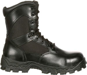 ���b�L�[ �����Y �V���[�Y �u�[�c�E���C���u�[�c Rocky Men's AlphaForce 8'' Waterproof Composite Toe Work Boots Black �u���b�N