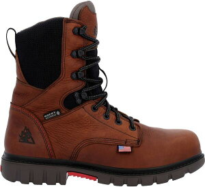 ���b�L�[ �����Y �V���[�Y �u�[�c�E���C���u�[�c Rocky Men's Worksmart Waterproof Composite Toe Work Boots Brown �u���E��