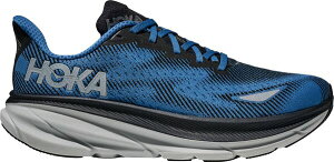 �z�J�I�l�I�l �����Y �V���[�Y �X�j�[�J�[ HOKA Men's Clifton 9 GTX Running Shoes Black/Foggy Night �u���b�N