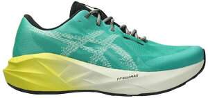 �A�V�b�N�X �����Y �V���[�Y �X�j�[�J�[ ASICS Men's NOVABLAST 5 Running Shoes Aurora Green/Light Dust �O���[��