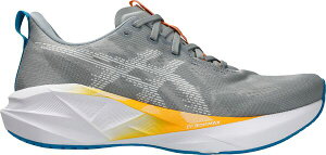 �A�V�b�N�X �����Y �V���[�Y �X�j�[�J�[ ASICS Men's NOVABLAST 5 Running Shoes Gravel/White �z���C�g