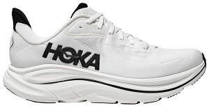 �z�J�I�l�I�l �����Y �V���[�Y �X�j�[�J�[ HOKA Men's Clifton 10 Running Shoes White/Black �z���C�g