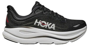 �z�J�I�l�I�l �����Y �V���[�Y �X�j�[�J�[ HOKA Men's Bondi 9 Running Shoes Black/Vermillion �u���b�N