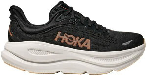 �z�J�I�l�I�l ���f�B�[�X �V���[�Y �X�j�[�J�[ HOKA Women's Bondi 9 Running Shoes Black/Rose Gold �u���b�N