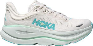 �z�J�I�l�I�l ���f�B�[�X �V���[�Y �X�j�[�J�[ HOKA Women's Bondi 9 Running Shoes Grey/Light Blue �O���[