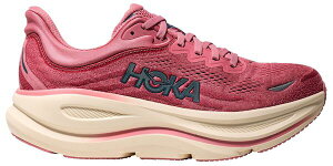 �z�J�I�l�I�l ���f�B�[�X �V���[�Y �X�j�[�J�[ HOKA Women's Bondi 9 Running Shoes Lingonberry/Cranberry