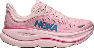 �z�J�I�l�I�l ���f�B�[�X �V���[�Y �X�j�[�J�[ HOKA Women's Bondi 9 Running Shoes Rose/Pink �s���N