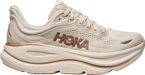 �z�J�I�l�I�l ���f�B�[�X �V���[�Y �X�j�[�J�[ HOKA Women's Bondi 9 Running Shoes White/Rose Gold �z���C�g
