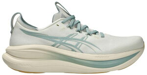 �A�V�b�N�X �����Y �V���[�Y �X�j�[�J�[ ASICS Men's GEL-NIMBUS 28 Running Shoes Birch/Ocean Haze