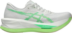 �A�V�b�N�X ���f�B�[�X �V���[�Y �X�j�[�J�[ ASICS Women'sONICBLAST Running Shoes White/Vital Green �z���C�g