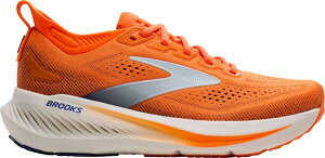 �u���b�N�X �����Y �V���[�Y �X�j�[�J�[ Brooks Men's Glycerin 23 Running Shoeshocking Orange/Blue/White �z���C�g