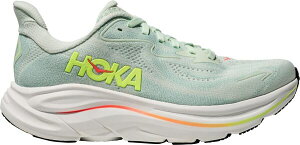 �z�J�I�l�I�l ���f�B�[�X �V���[�Y �X�j�[�J�[ HOKA Women's Clifton 10 Running Shoesea Glass/Neon Flame