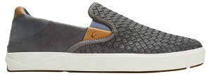 �I���J�C �����Y �V���[�Y �X�j�[�J�[ OluKai Men's Lae'ahi Lauhala Shoes Ash/Ash �A�b�V��