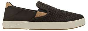 �I���J�C �����Y �V���[�Y �X�j�[�J�[ OluKai Men's Lae'ahi Lauhala Shoes Dark Java/Dark Java