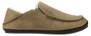 �I���J�C �����Y �V���[�Y �T���_�� OluKai Men's Moloa Slippers Clay/Dark Java