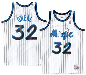 �~�b�`�F��&�l�X ���f�B�[�X �g�b�v�X �V���c �W���[�W�[ Mitchell & Ness Men's Orlando Magic Shaquille O'Neal #32 Swingman Jersey NoColor