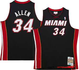 �~�b�`�F��&�l�X ���f�B�[�X �g�b�v�X �V���c �W���[�W�[ Mitchell & Ness Mitchell and Ness Men's Miami Heat 2012 Ray Allen #34 Swingman Jersey NoColor