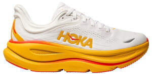 �z�J�I�l�I�l ���f�B�[�X �V���[�Y �X�j�[�J�[ HOKA Women's Bondi 9 Running Shoes White/Yellow �z���C�g