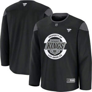 �t�@�i�e�B�N�X �����Y �g�b�v�X �V���c �W���[�W�[ Fanatics NHL Men's Los Angeles Kings 2024-2025 Black Practice Jersey NoColor �u���b�N