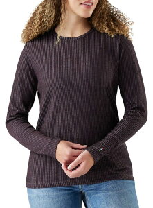 �X�}�[�g�E�[�� ���f�B�[�X �g�b�v�X �V���c Smartwool Women's Thermal Merino Crew Mink/Chalk Violet Heather �`���[�N