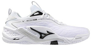 �~�Y�m �����Y �V���[�Y �X�j�[�J�[ Mizuno Wave Stealth Neo 2 Volleyball Shoes White/Black �z���C�g